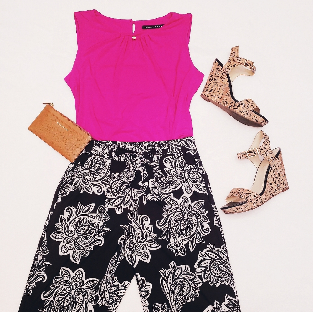 Ivanka Trump Magenta Tank